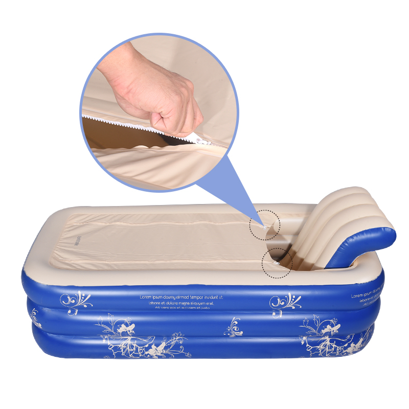 Portable Inflatable Bathtub for Adults Foldable Ice Bath Tub Adults Inflatable Tub