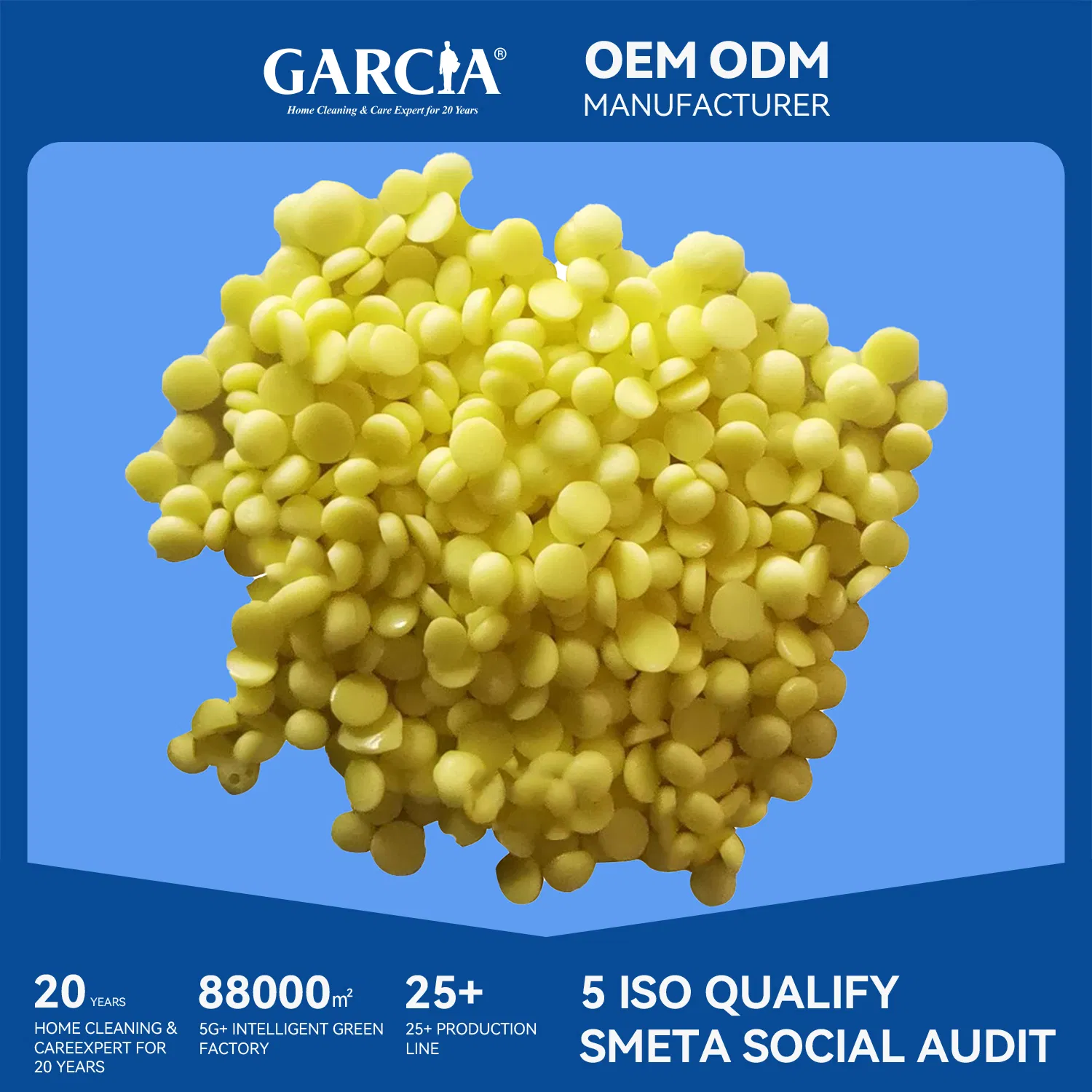 Garcia Odor Eliminating Beads with Long-Lasting Strong Laundry Fragrance