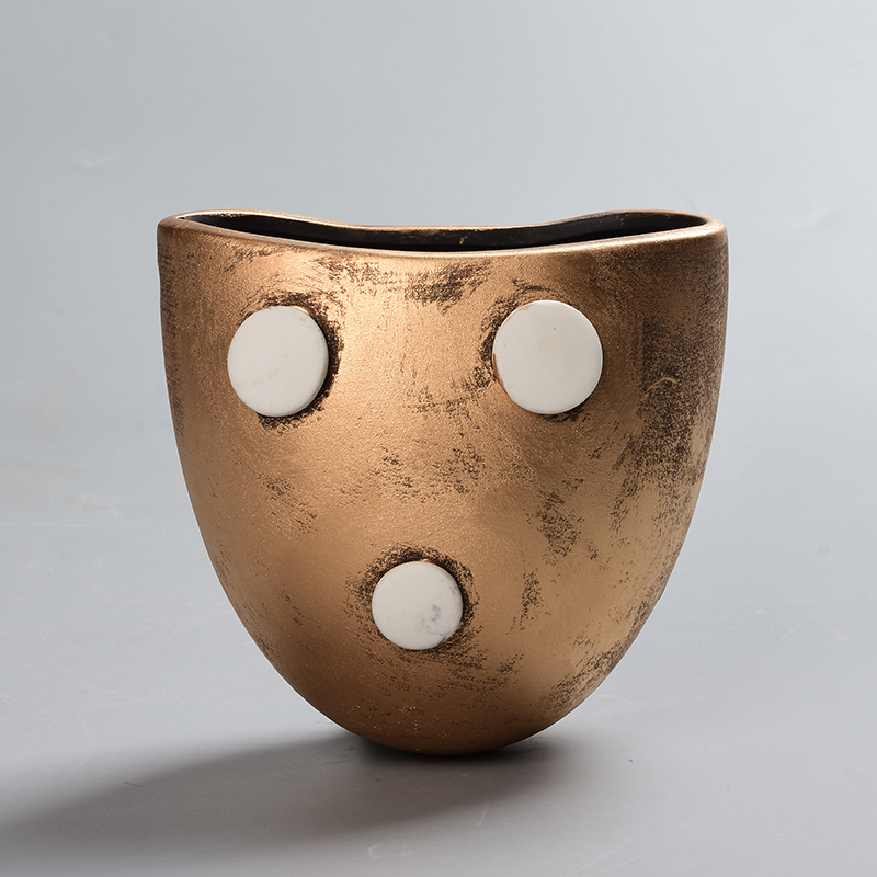 Горшок керамический настенный парижский стиль плетеные ручки