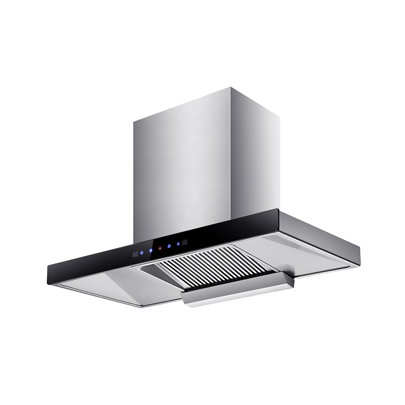 High-Performance T-Shape Range Hood with Digital Display and Custom Logo Promptly Vents Dense Oil Aerosols