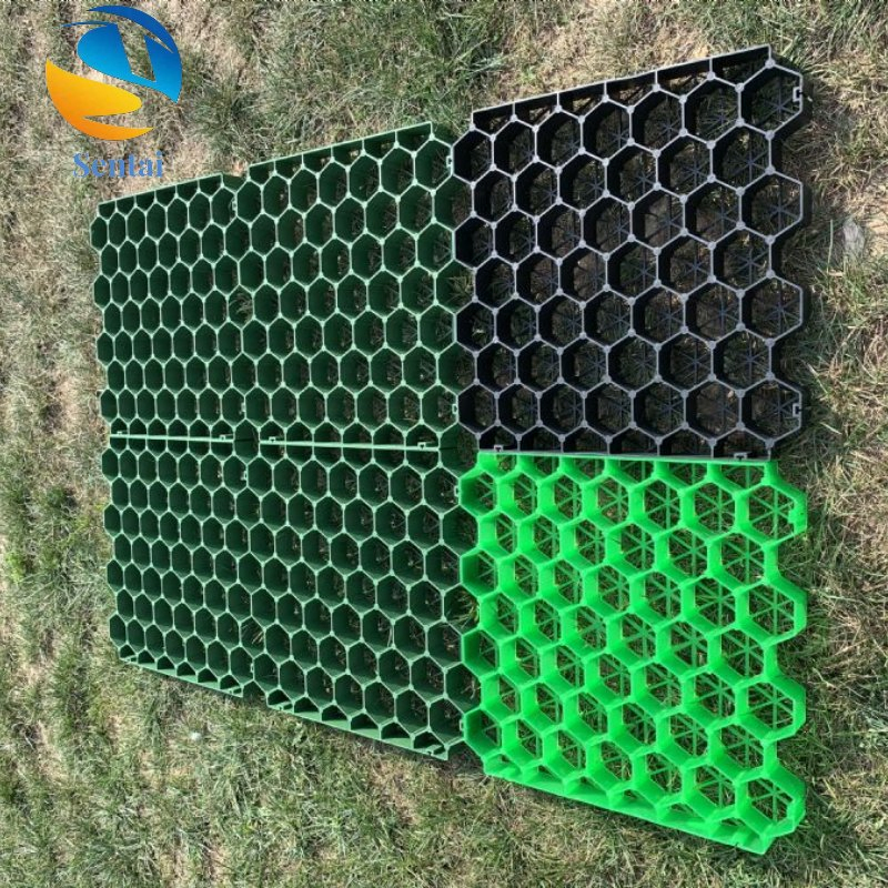 Grass Planting Grid Manufacturer Produces 70mm High Lawn Grids for Garage Fire Fighting and Climbing Surfaces, and 70mm High Lawn Grids