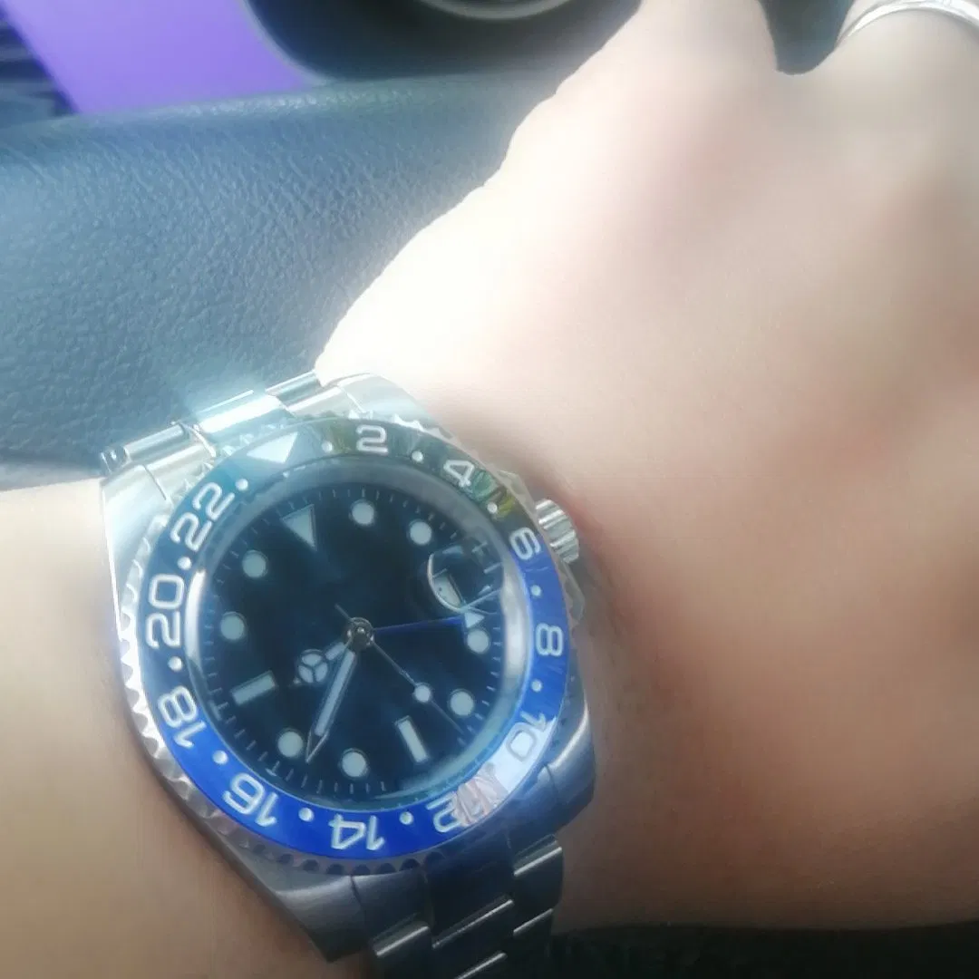 Men's Automatic Mechanical Watch Superclone Luminous Feature Waterproof Steel Belt 904L Stainless Steel Mechanical Sport Watch