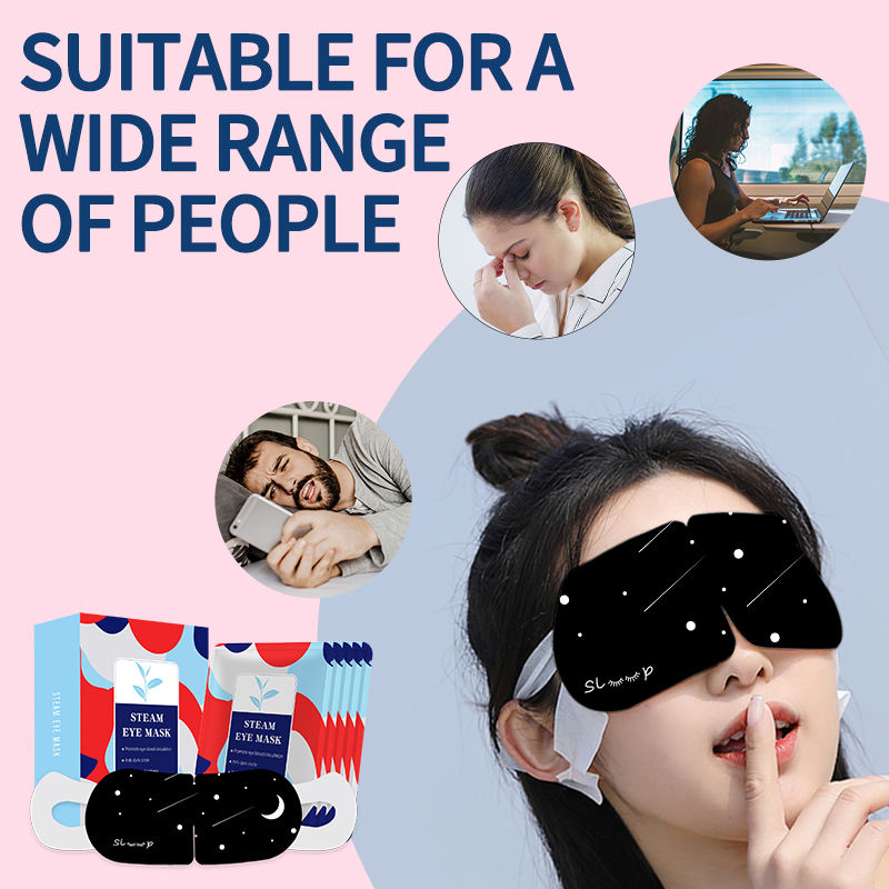 Customized Aromatherapy Hot Compress Eye Relief Vision Fatigue Disposable Steam Eye Mask