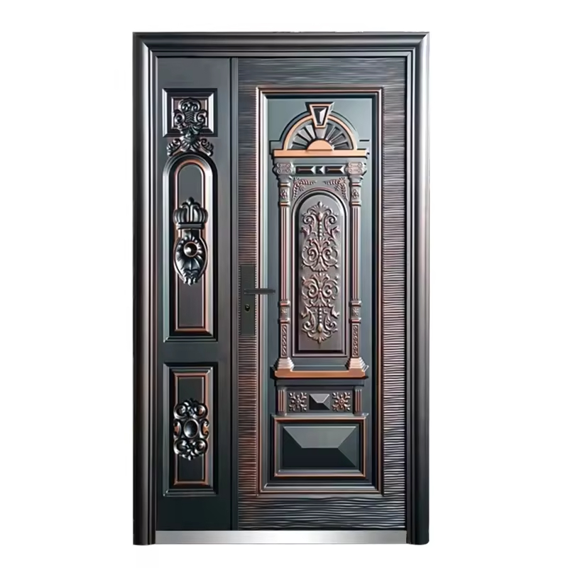 Security Doors Villa Steel High Commercial Security Metal Door