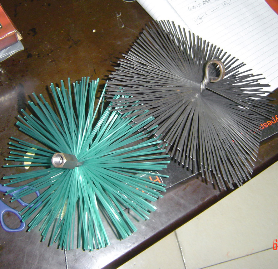 Flat Steel Wire Chimney Cleaning Brush