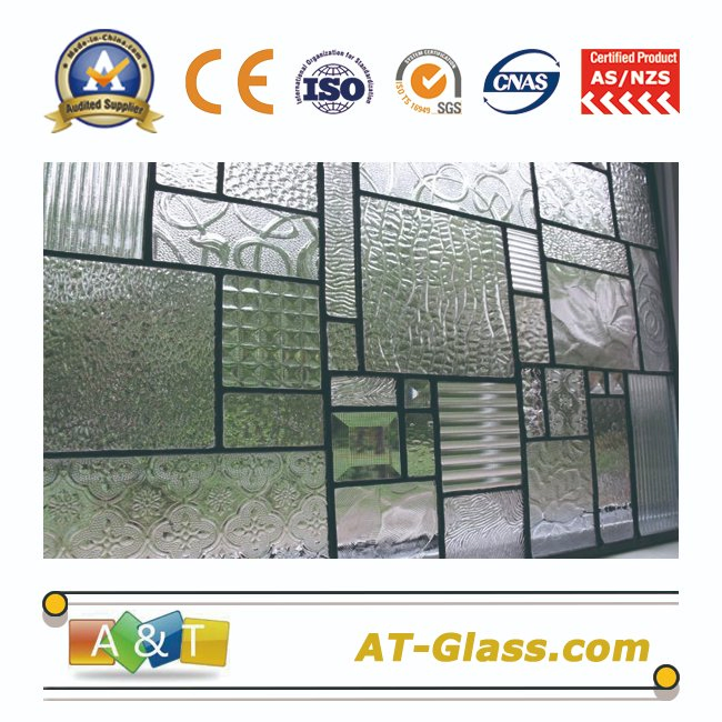 3~6mm Patterned Glass for Bathroom Window Furniture
