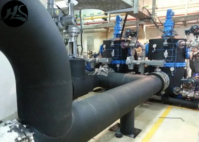 Huales Black Rubber Insulation Pipe with UV Film Thermal Insulation Heat HVAC Foam Tube for Refrigeration Copper Pipe