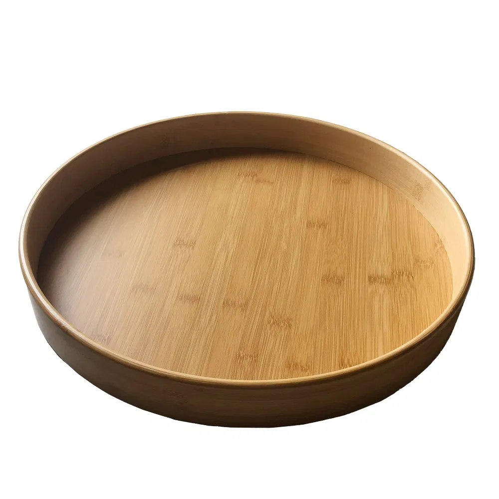 Non Slip Bamboo Fast Food Serving Tray for Beer Bar