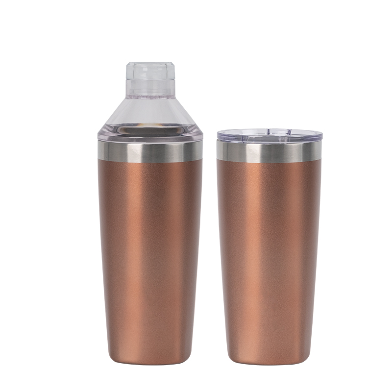 Шейкер для коктейлей 20oz с двойными стенками и логотипом