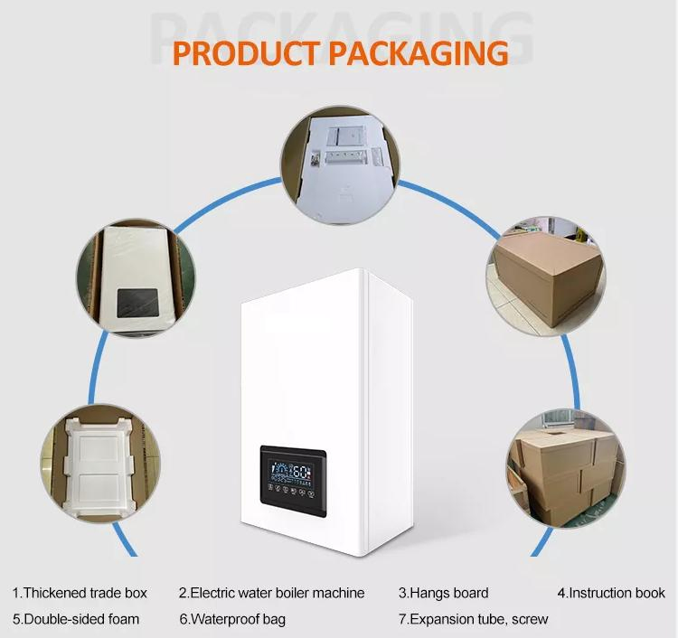 WiFi Tuya APP Control Combi Electric Boiler for Home Heating Hot Water