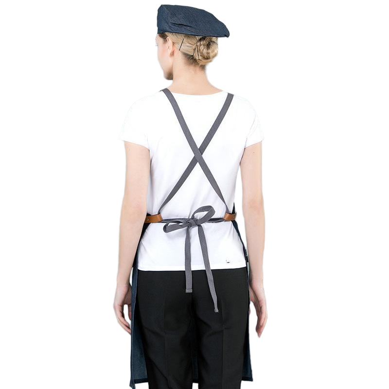 Wholesale Leather Linen Denim Tea Kitchen Milk Waist Canvans Cook Bib Apron