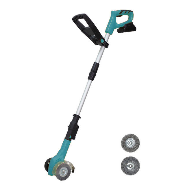 21V Cordless Battery Power Moss Remover Grass Cleaner Weed Sweeper