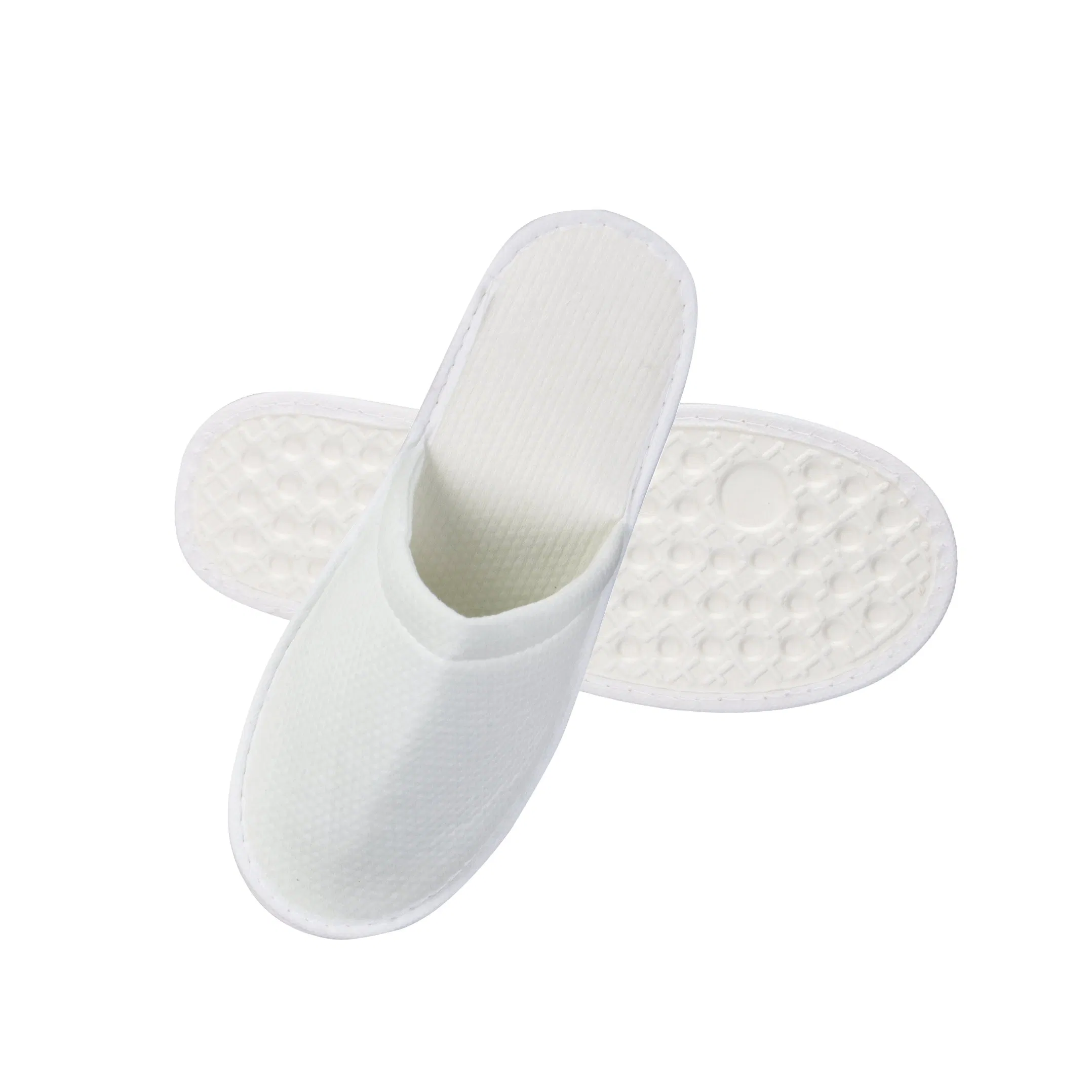 Eco-Friendly Sustainable Pearl Cotton Hotel Disposable Slipper for SPA and Hotel Luxury