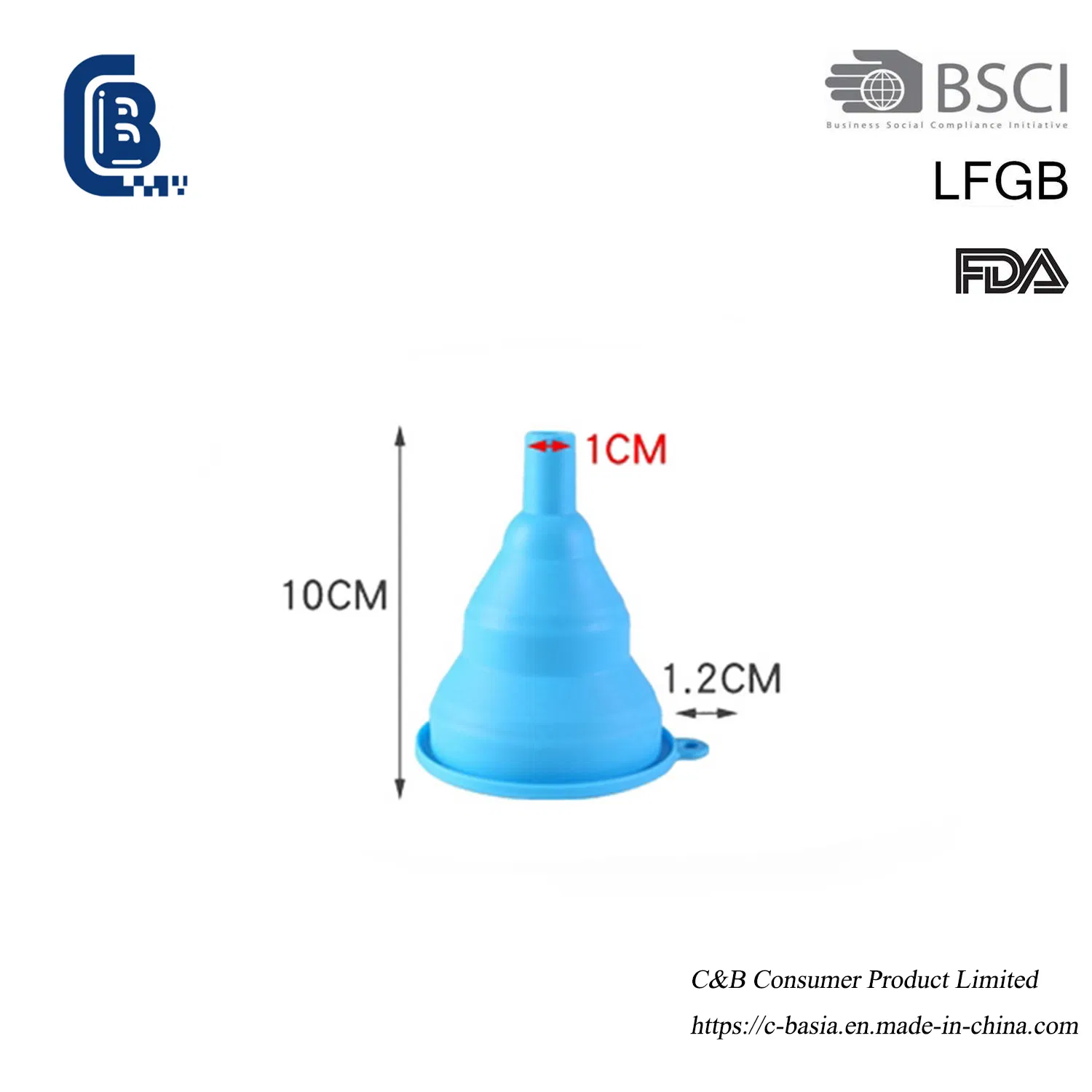 Silicone Oil Draining Funnel - Food-Grade Separator Kitchen Cooking Tool