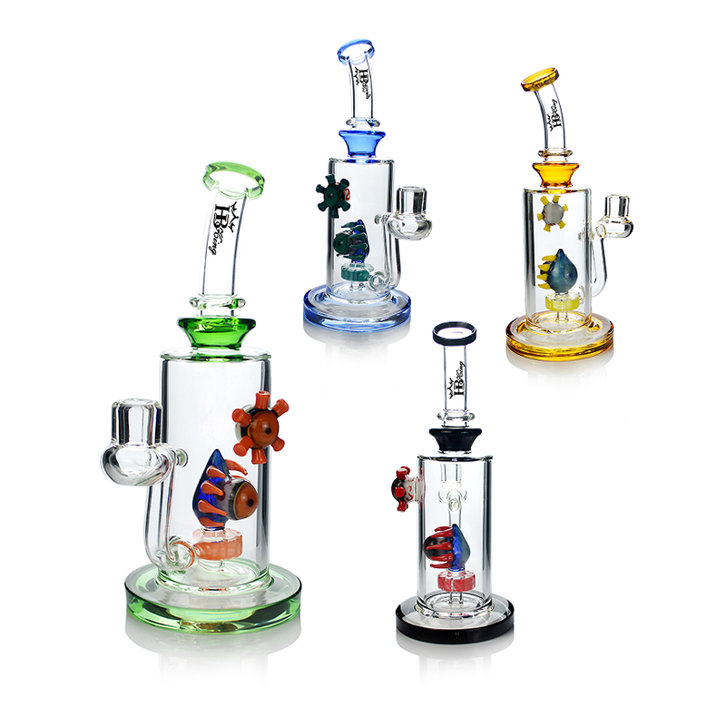 Hbking American Color Rod High End Glass Water Pipe Smoking Pipe