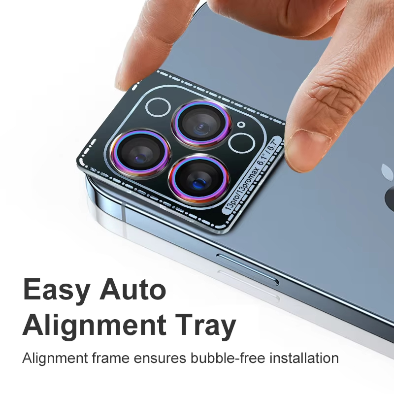 Защитное стекло Real Gia Sapphire для камеры iPhone 16/17