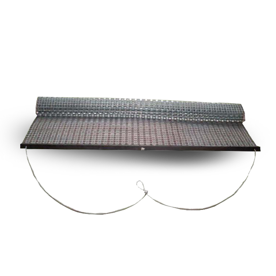 Heavy Duty Stainless Steel and Steel Mesh Field Surface Leveling Field Drag Mat with Tow Chain and Tow Ring for Vehicle Assisted Pulling