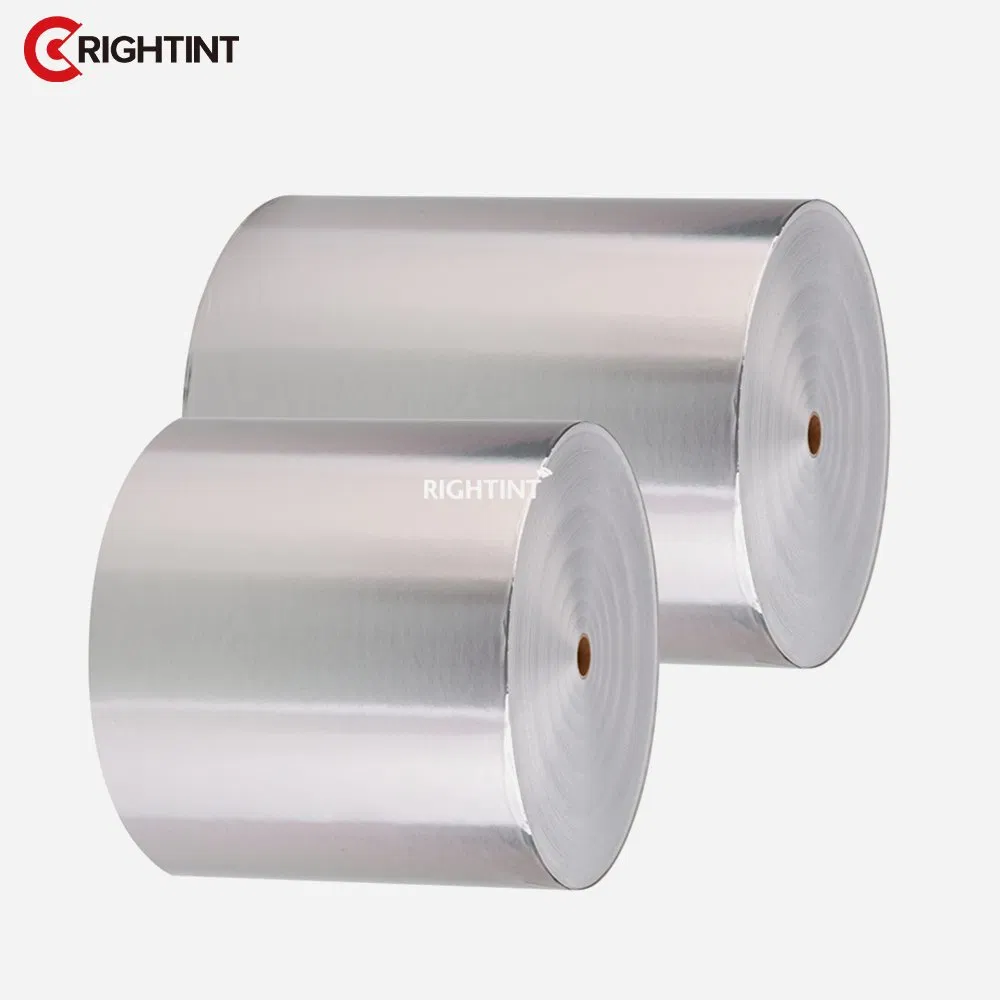 Gloss Silver PET Film Factory label material for rollo jumbo de papel