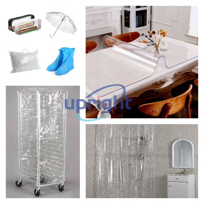 Upright Eco-Friendly Anti UV Soft Flexible Super Clear PVC Sheet for Tablecloth