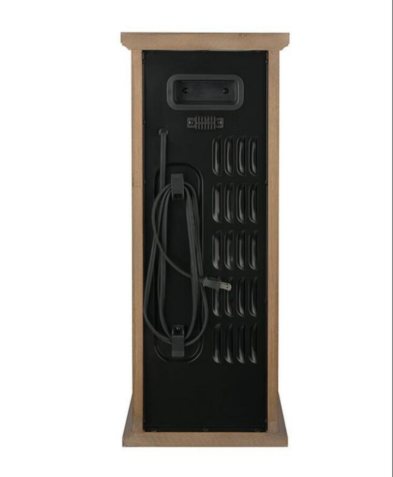 Overheat Protection 1500W Space Electric Room Wood Tower Heater with Remote Control for Household