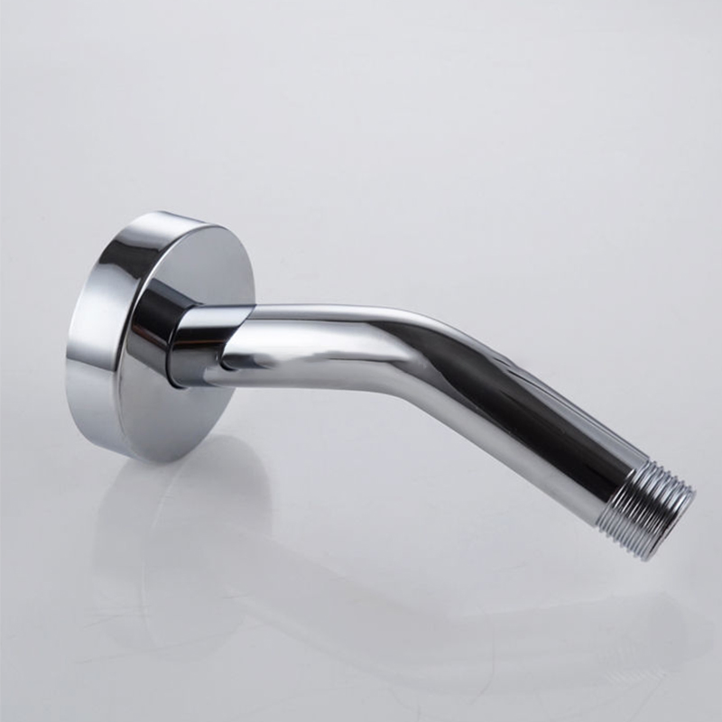 Factory Stainless Steel Shower Arms Chrome Adjustable Rain Shower Head Arm Hose