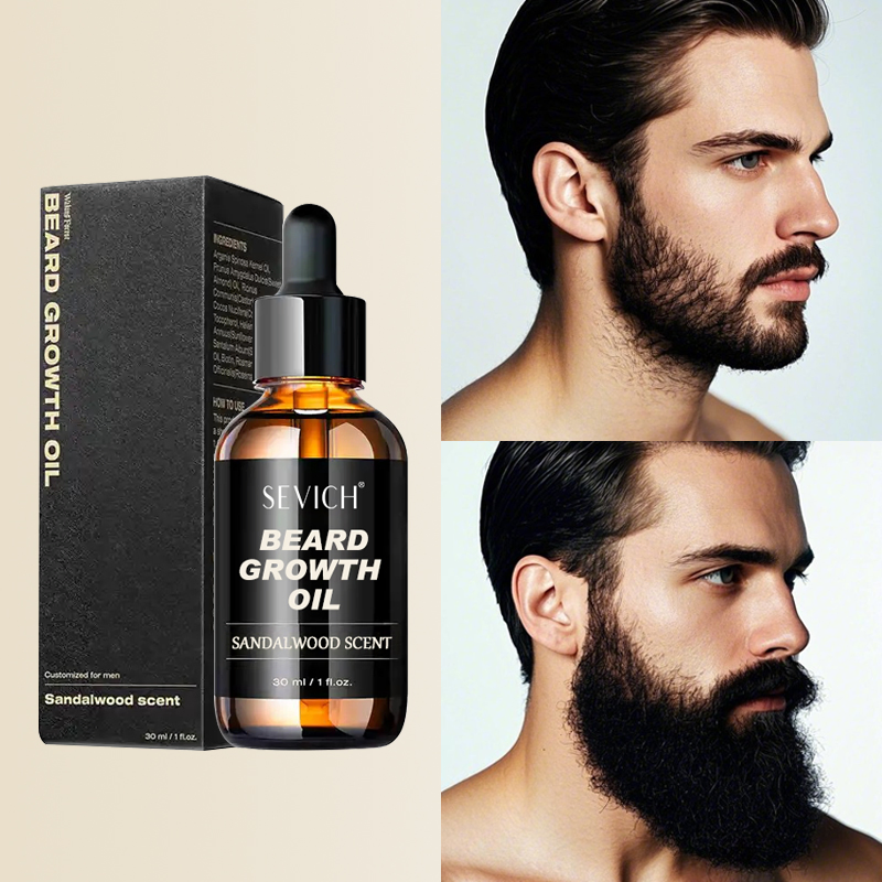 New Innovations Organic Argan Oil Good Smell Sandalwood Thicker Beard Growth Essential Oil for Personal Care