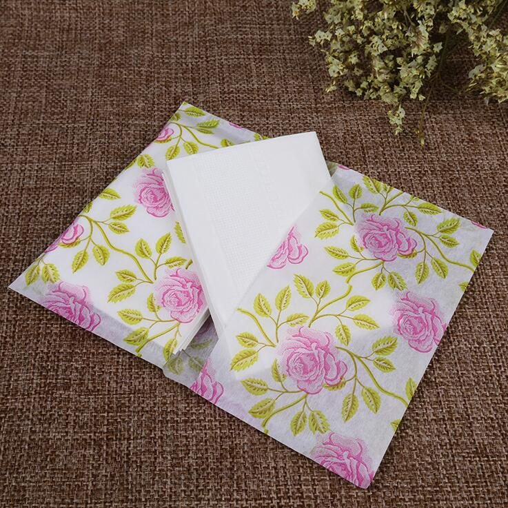 Custom Logo Printed Small Pack Wallet Facial Tissue for Promotional Events