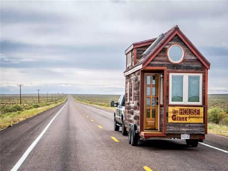 Light Steel Structure Prefab Tiny House on Wheels Made in China
