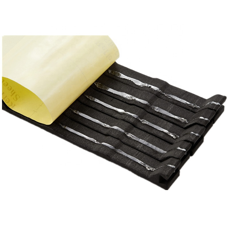 Black EVA Eave Infill Strips Corrugated Roofing Foam Closure Strips