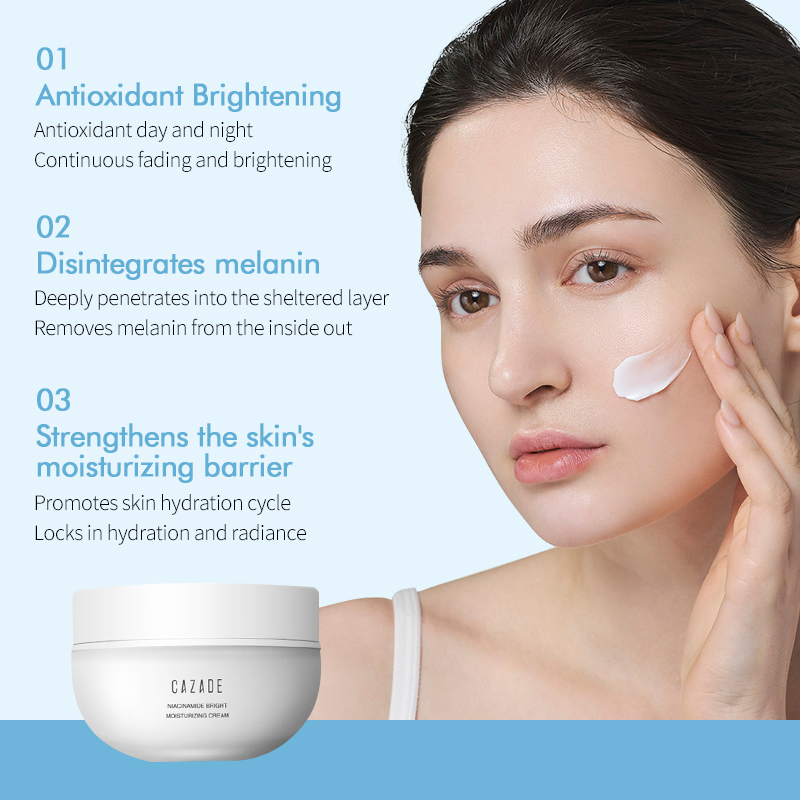 OEM/ODM Brightening Face Cream Reduces Fine Lines Wrinkles Deeply Hydrating Moisturizer Skin Cream Enhances Skin Tone Controls Oil Day Night Cream