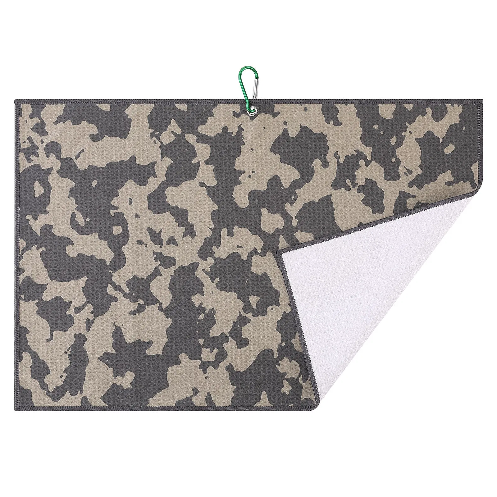 Personalized Camouflage Printing Quick Drying Microfiber Waffle Golf Towel Custom Logo