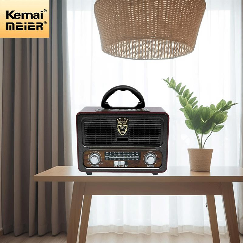 Old Fashion Vintage Design Retro Old Portable Radios Built-in Speaker Bluetooth Radio