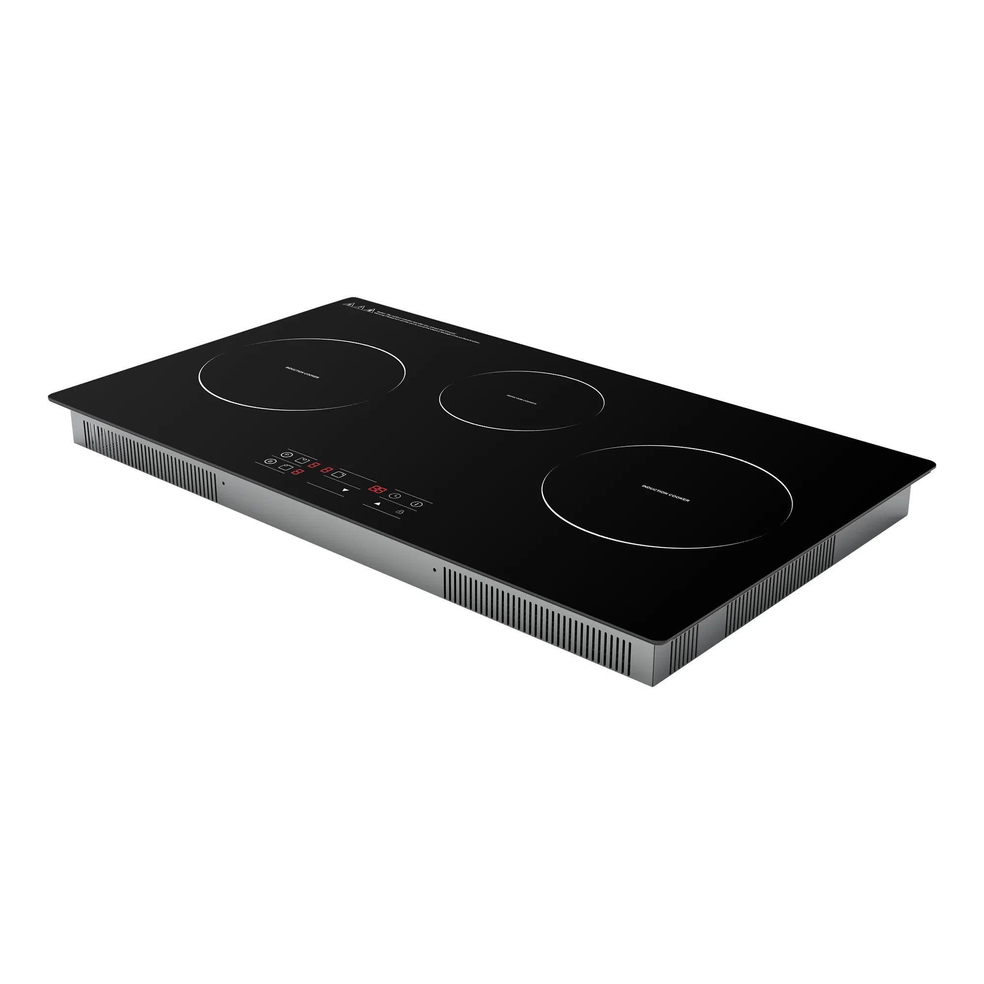 Versatile Electric Induction Cooktop with 3 Powerful Burners