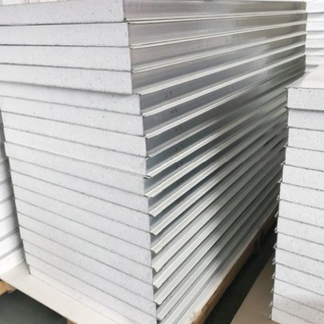 Steel Frame Corrugated EPS /Polystyrene Sandwich Wall Roof Insulated Panel