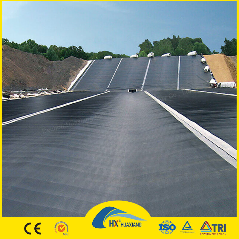 0.75mm 1mm 1.5mm 100% Virgin ASTM Anti-Seepage Waterproof Impermeable Smooth Textured HDPE LDPE LLDPE Geomembrane for Dam Pond Liner Landfill Mining Price