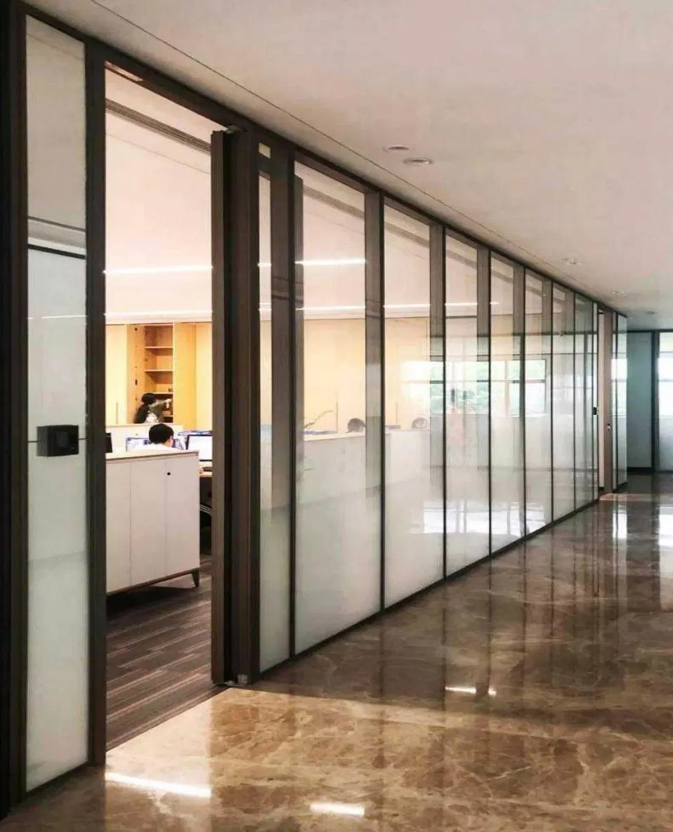 Affordable Factory Price Commercial Aluminium Tempered Glass Office Parttion