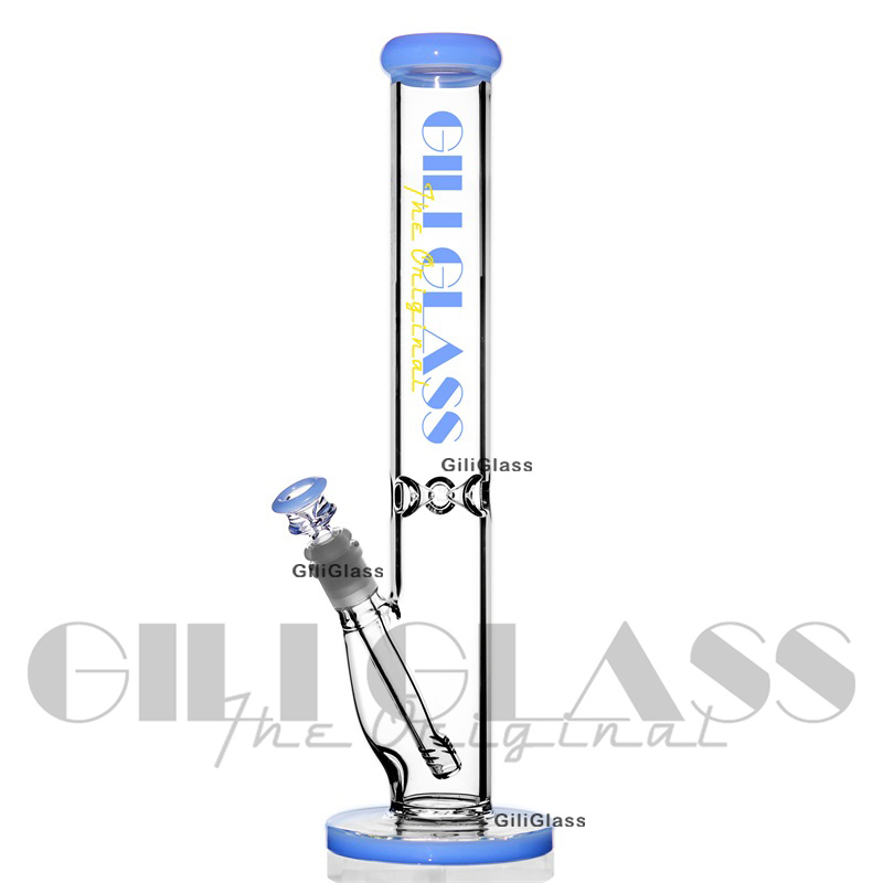 Giliglass 8 Inches 5mm Thick Glass Beaker Smoking Pipe