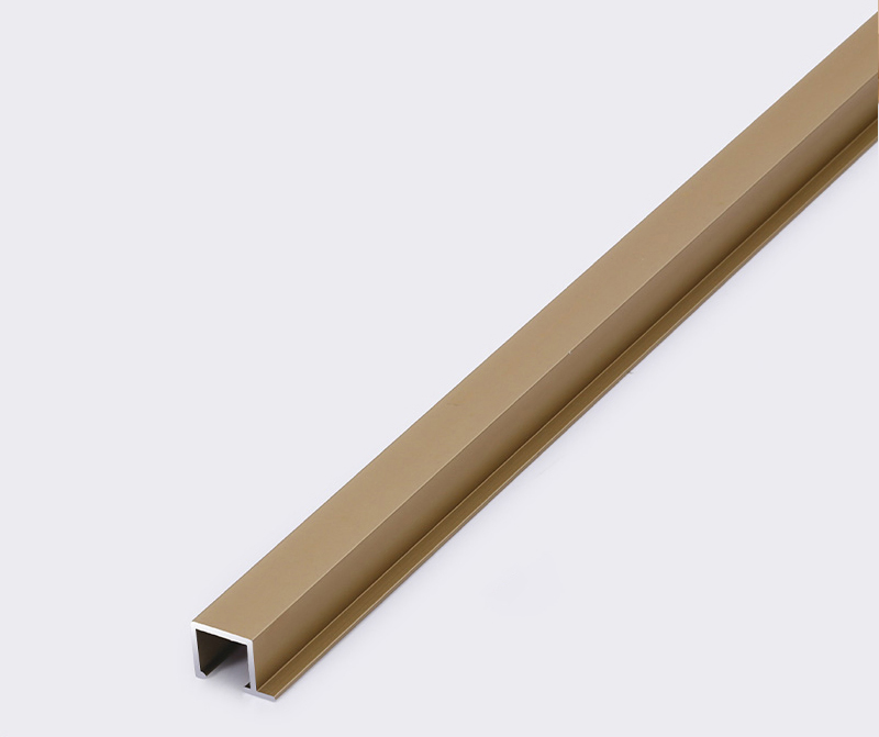 Wholesale Aluminum Wall Panel Profile Foshan Source Factory Hero Metal Anodised Tile Trim U Shape Square Edging Strip for Tiles