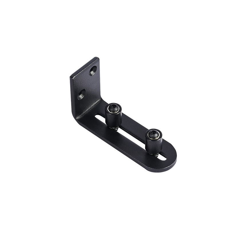 Jiansen Barn Door Pulley Anti-Sway Device Barn Door Track Floor Guide Rail Double Wheel Belt Bearing Super Smooth for Sliding Barn Door