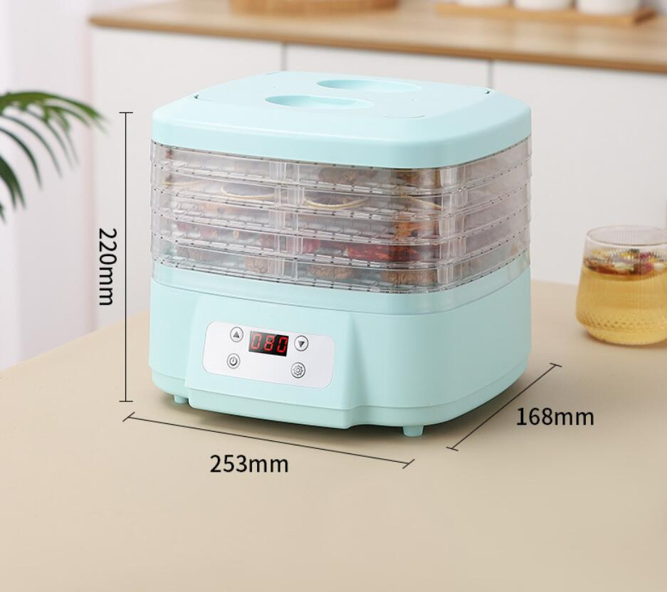 Small Household Snack Air Dryer Multiple Plastic Layers Food Dehydrator