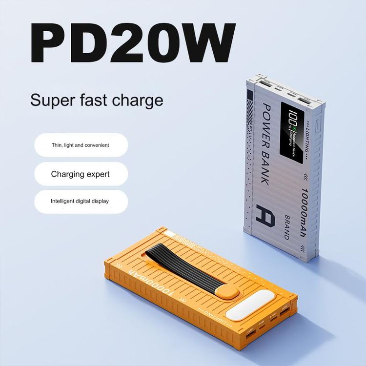 Smart 20000mAh Power Bank with Digital Charge Indicator