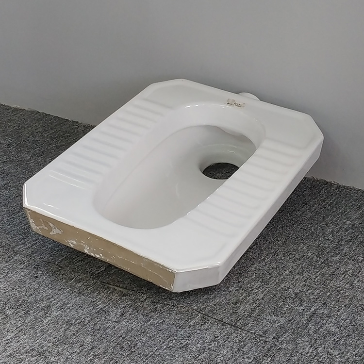 MID-East Market and Africa Hot Sell Cheap Price Project Squatting Toilet Ceramic Straight Squat Pan