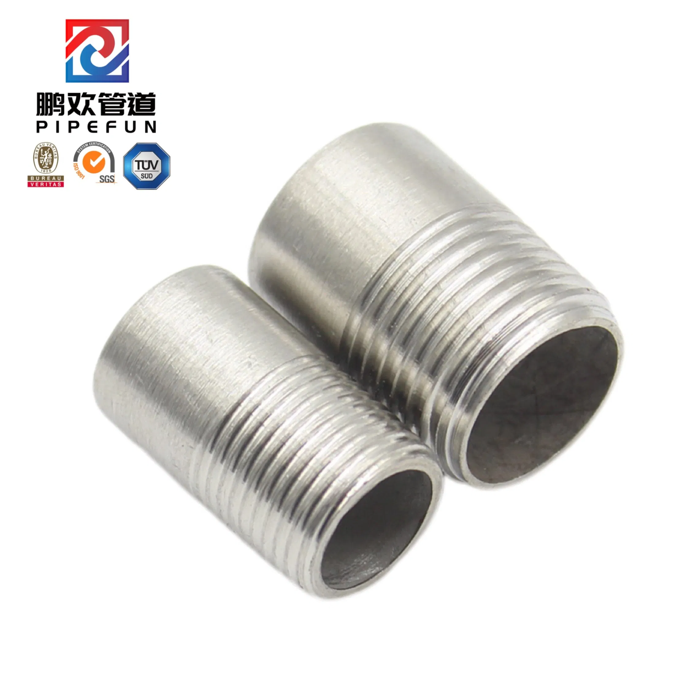 NPT Threaded Material to ASTM A105 N Dimensions to BS 3799 Class 2000 Lb Galvanized Nipple