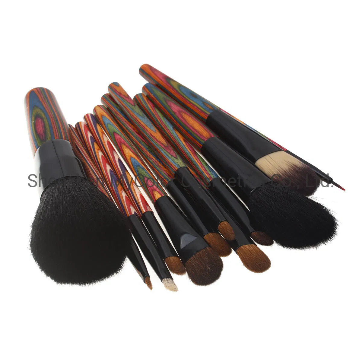 Premium Animal Hair Makeup Brushes 12PCS Makeup Brush Set with Cosmetic Bag