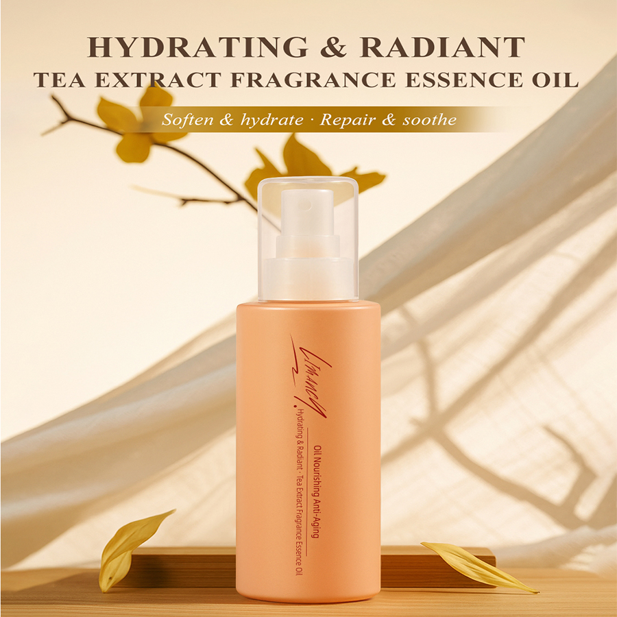 Tea Extract Brightening Body Oil with Nicotinamide for Hydrated Glowing Skin