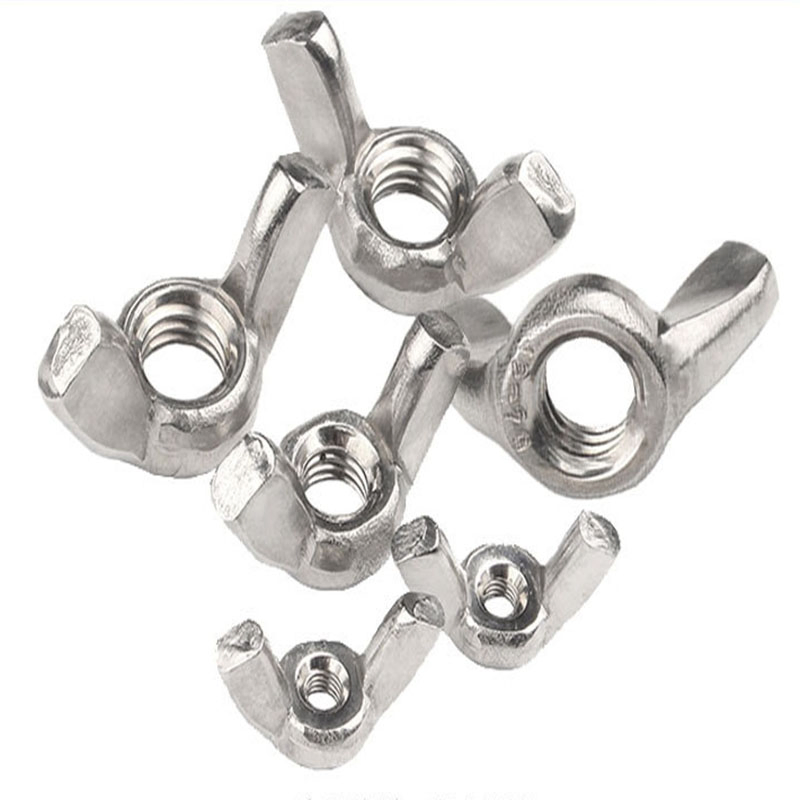 Galvanized A2-70 Precision Casting DIN315 Carbon Steel 5/16-18 Butterfly Locking Wing Nut
