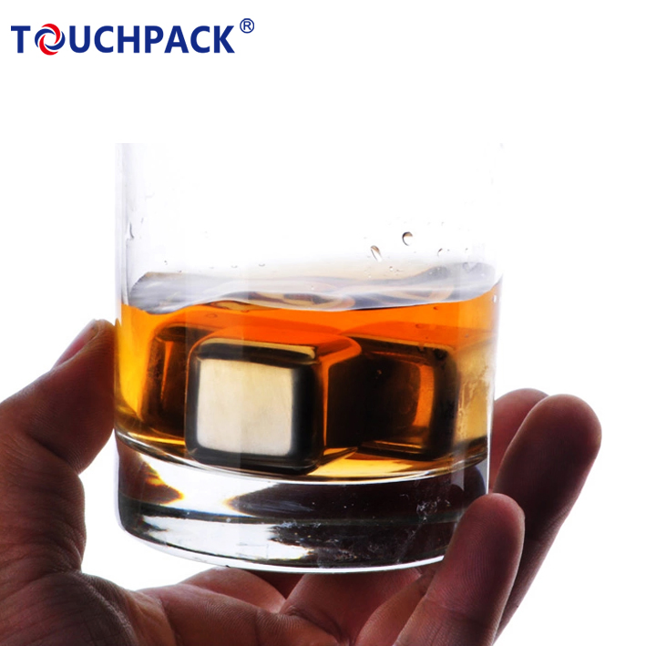 Wholesale Custom Food Grade Stainless Steel Whisky Chilling Stones