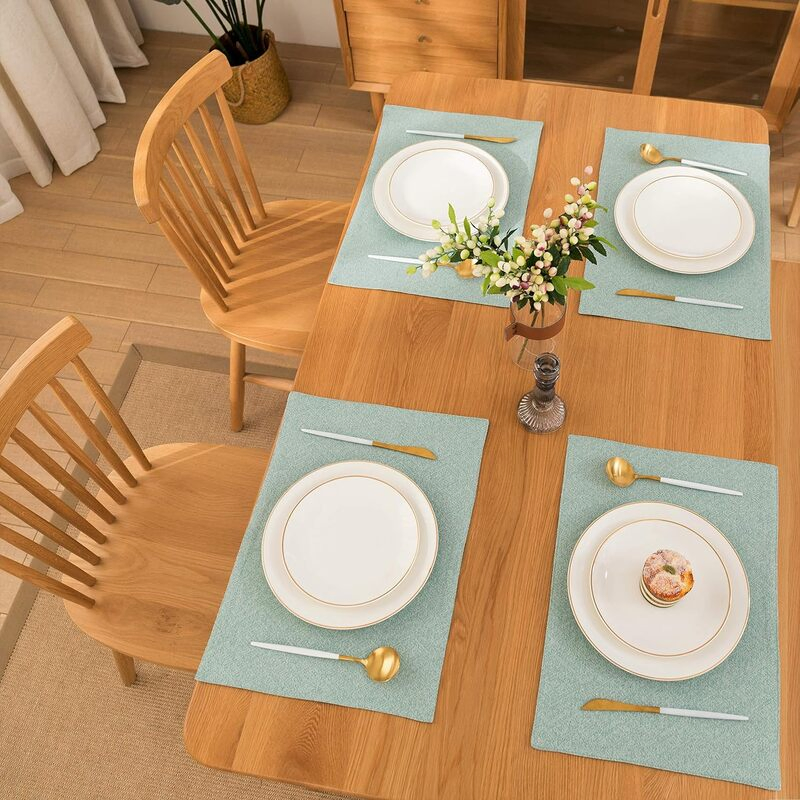 Premium Waterproof Placemat Set with Coasters for Dining