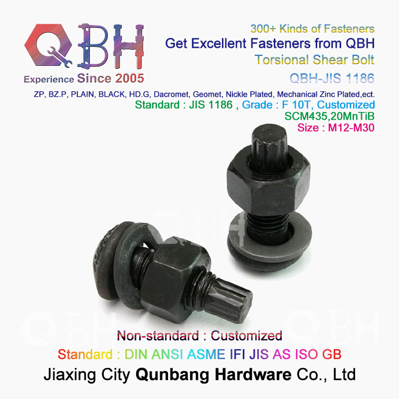 Qbh 10.9 Torsional Shear Tension Control Steel Structure Railway/Highway/Bridge/Boiler/Factory/High-Rise Buildings High Strength Formwork