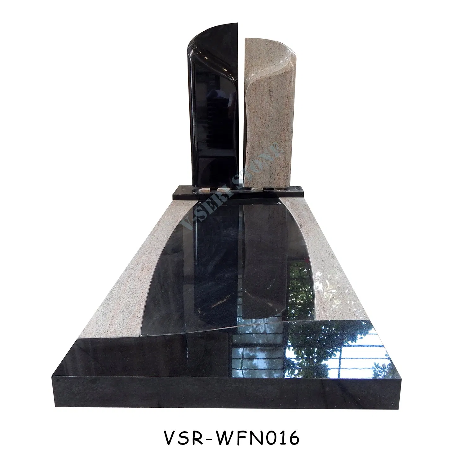 France Personalized Monument Granite Tombstone Heart Shaped Headstone